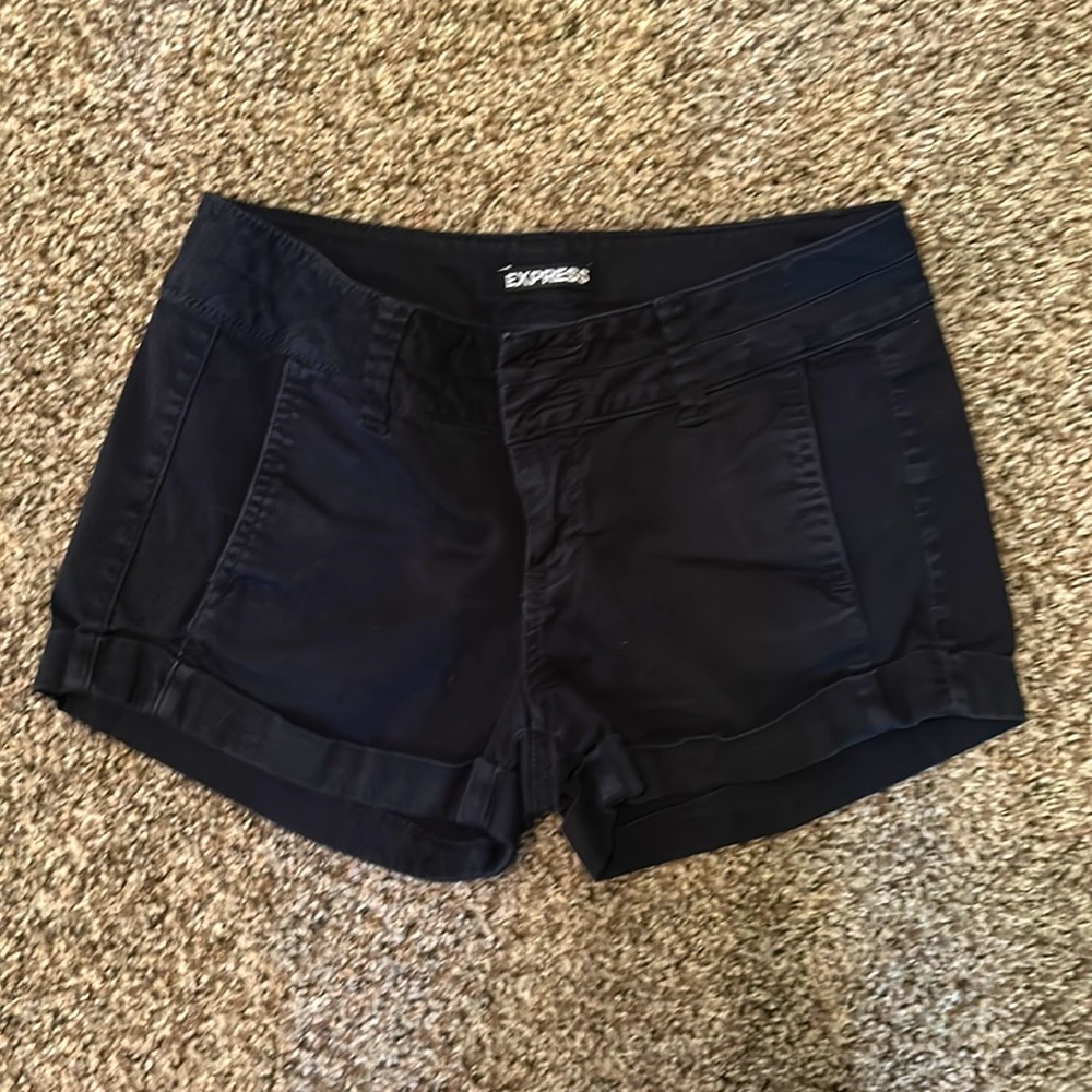 Black Express Jean Shorts